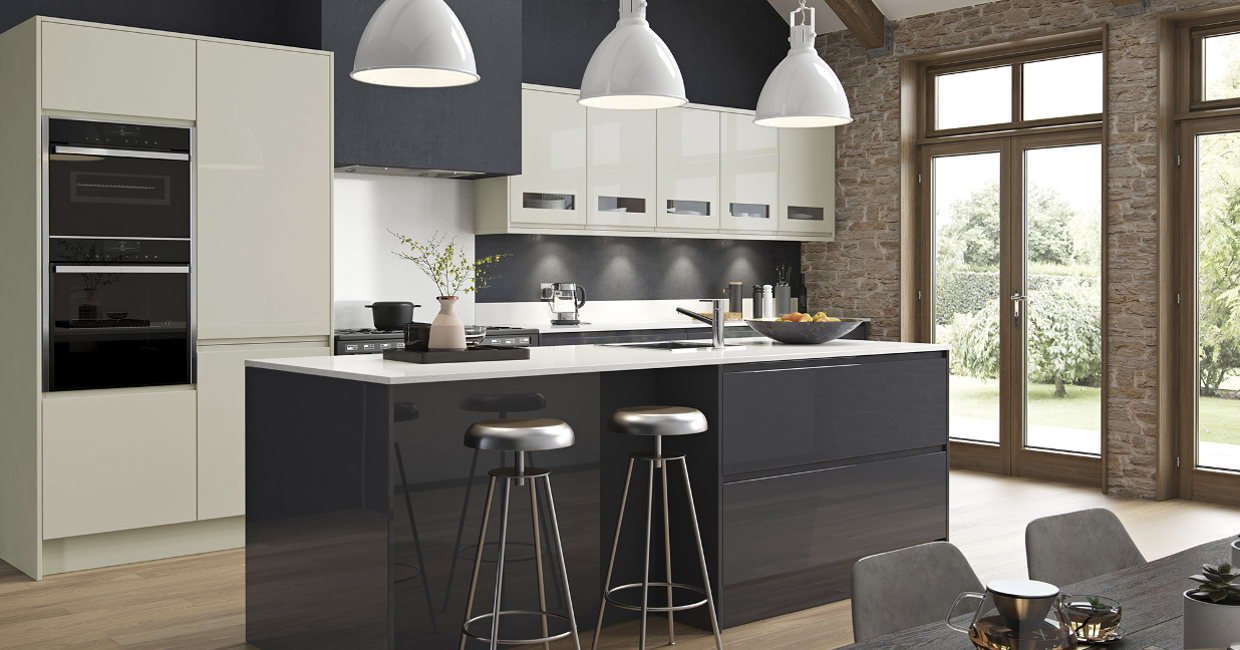 New York Handleless Kitchen Porcelain