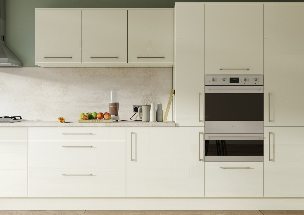 Matt Finish Kitchens Inspiration, Porcelain White Kitchen Cabinets